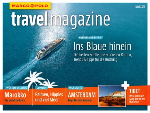 Willkommen im Frühling – Das MARCO POLO travel magazine startet in den Mai! MARCO POLO Travel Magazine - Fotocredit: MAIRDUMONT